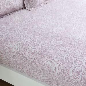 FALLON Raspberry Super King Fitted Sheet