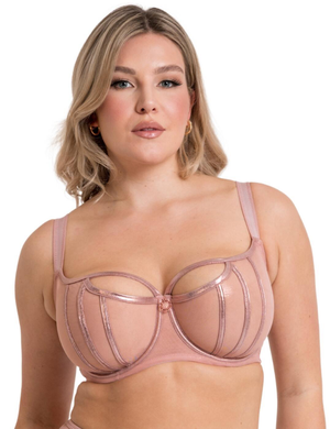 Scantilly by Curvy Kate Eos Balcony Bra - Rose Gold