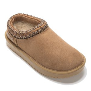 Regatta Kids Risley Waterproof Fur Lined Mule - 13K / Burnt Tan