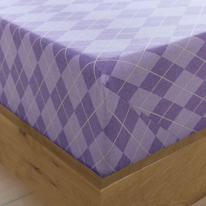 ARGYLE MULTI Double Fitted Sheet
