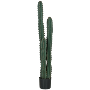 Outsunny Cactus artificial de gran tamaño planta artificial de gran realismo 18x120 cm color Verde