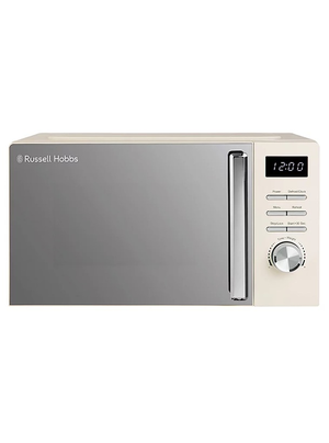 Russell Hobbs RHMD820C 20L Digital Microwave Oven 800w Defrost & Reheat Cream