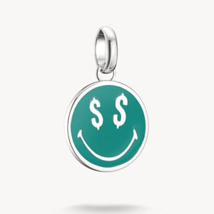 Connect Silver Official SmileyWorld Dollars Charm Pendant