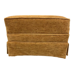 Custom Mohair Ottoman