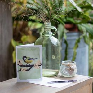 Great Tit Greeting Card by Myrte