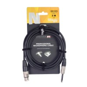 Stagg NMC Female XLR to Mono Jack Cable, 3m/10ft NMC3XP