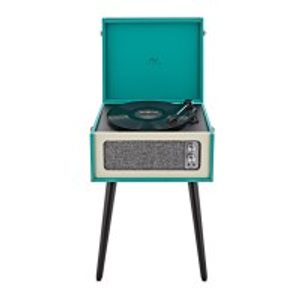 AVCOM Gira-discos de pé com Bluetooth, verde