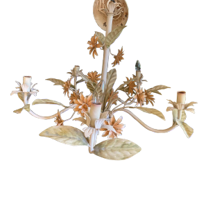 Vintage 1950-1960's Floral Chandelier