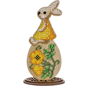 Easter Bunny with Flowers