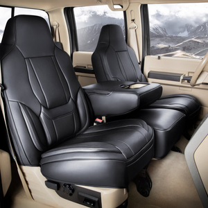 Ford F-250 Super Duty Seat Covers - Custom-Fit, Comfort Leather, Easy Install - Crew Cab / Full Set / Captain Seats