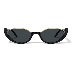 Monaco Amor Black Cat Eye Sunglasses (one size)