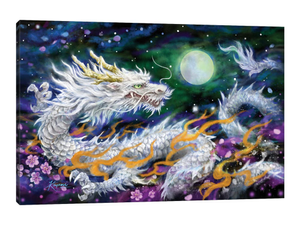 White Dragon And The Moon