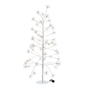 Three Kings Cool White 1.5m Frosted Twinkling Tree