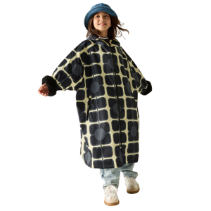 Regatta Kids Orla Kiely Changing Robe - 9 - 13 Yrs / Giant Poppy Mono