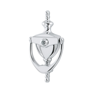 Urn Knocker with integrated door viewer 151MM X 76MM Polished Chrome 