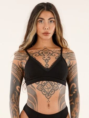 'Soutien-gorge triangle "Segitika", Noir'