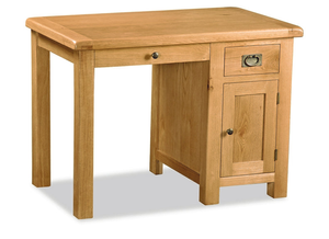 Salisbury Oak Single Desk – Lightly Distressed Finish
