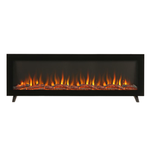 ECOSO Edge - 50 Modern Black Wall Mounted Electric Fire