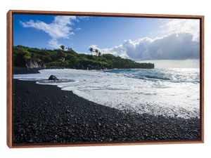 Black Sand Beach, Maui Island, Hawaii