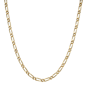 Pre-Owned 9ct Yellow Gold 32" Fancy 1:1 Link Chain Necklace