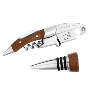Le Creuset GS-190 & WT-110W Waiters Corkscrew /Stopper Gift Set