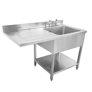 Brand New Diaminox Stainless Steel Single Bowl Dishwasher Sink 140cm DS140L-1