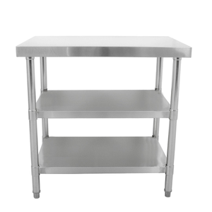 Diaminox Stainless Steel 90cm Prep Table With 2 Under Shelves