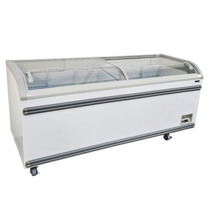 Brand New Diaminox Curved Top Glass Display Chest Freezer 700L GCF70C