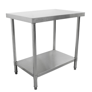Diaminox 900 Stainless Steel Table with Under Shelf 90cm