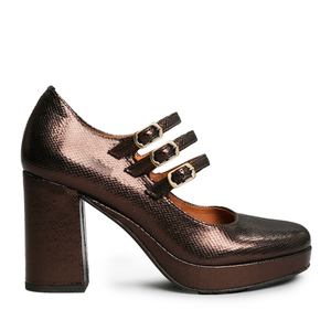 Violet Metallic Dark Brown - 37 (UK4)