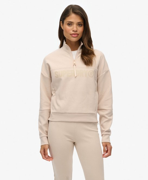 Active Tech Logo Relaxed Half Zip Sweatshirt