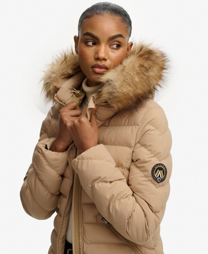 FUJI FAUX FUR HOOD P