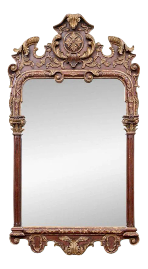 Italian Neoclassical Style Carved Giltwood Mirror