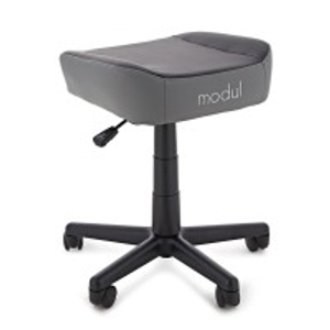 modul Footstool, Black and Grey