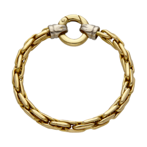 Pre-Owned 18ct Gold 7.5" Fancy Link Bracelet