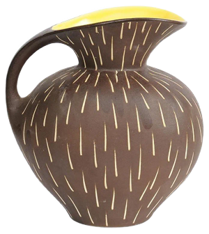 Mid-Century Belgian Vase from Faiencerie Thulin, 1950s
