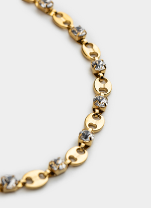 Vendetta Solei Link Bracelet 22cm - 18K Gold Plated