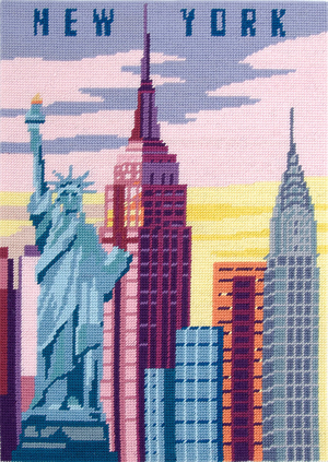 Kit Canevas pénélope DMC - New-York
