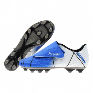Precision Matrix Junior Football Boots FG - White/Blue - 2