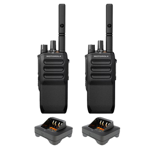 Motorola R5 NKP Version Portable Digital Two Way Radio - Twin Pack