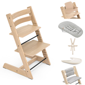 Stokke Tripp Trapp Highchair Complete Bundle in Natural (Oak)