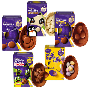 Cadbury Medium Chocolate Easter Eggs (Bundle of 5)