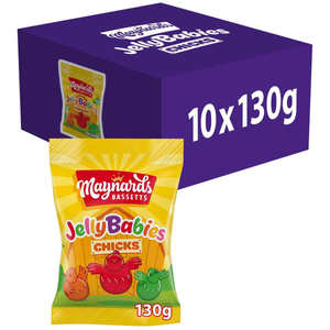 Maynards Bassetts Jelly Babies Chicks Bag 130g (Box of 10)