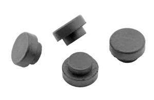 Rubber knop