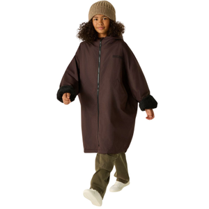 Regatta Kids Spirit Of Adventure Waterproof Changing Robe - 9 - 13 Yrs / Bourbon