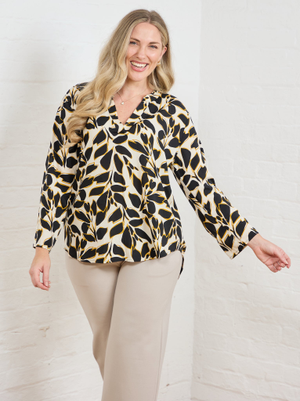 Amelia Crepe Top - Multi
