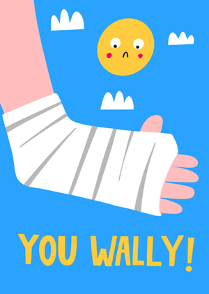You Wally Get Well Card