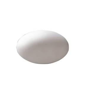 M1331 Huevo Oval Table Lamp 1 Light CFL In Line Switch Indoor Opal White