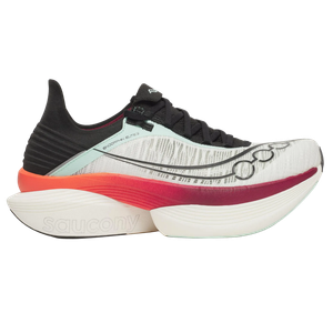 Saucony Unisex Endorphin Elite 2 - White/Crimson - Neutral - SS26