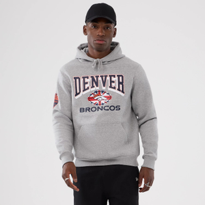 Denver Broncos NFL International Series Games 2025 Grey Pullover Hoodie